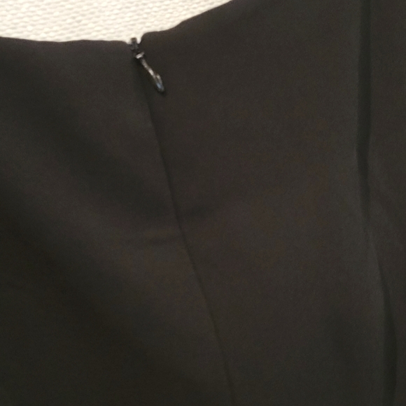 LAUNDRY by Shelli Segal Solid Black dress size 14 - Picture 6 of 9